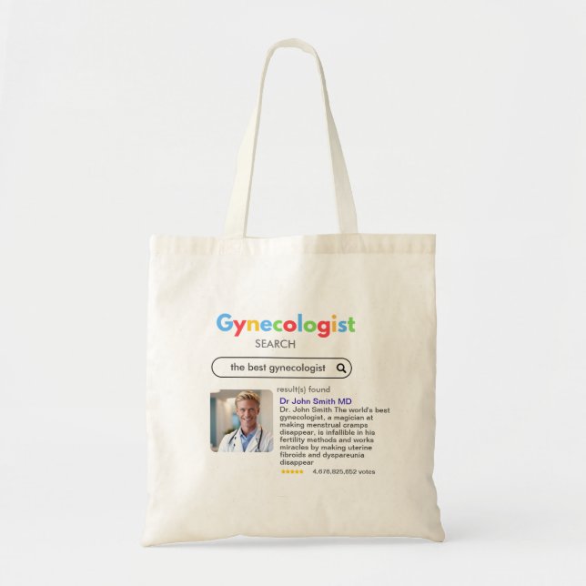 gynecologist beauty search Google stars Tygkasse (Framsidan)
