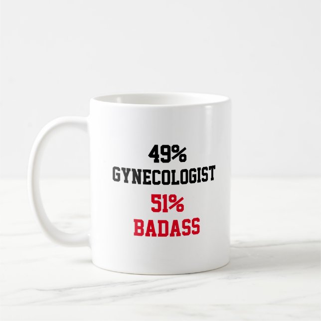 Gynekolog Badass Kaffemugg (Vänster)