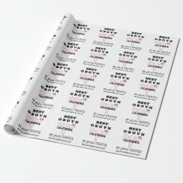 Gynekolog Best OBGYN på ort eller ställe Presentpapper