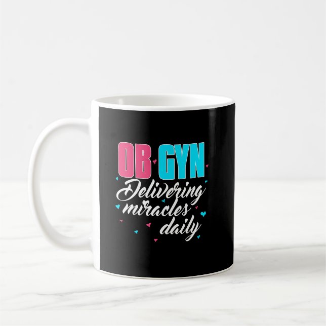 Gynekolog OB/GYN Gynekologi L&D Nurse Kaffemugg (Vänster)