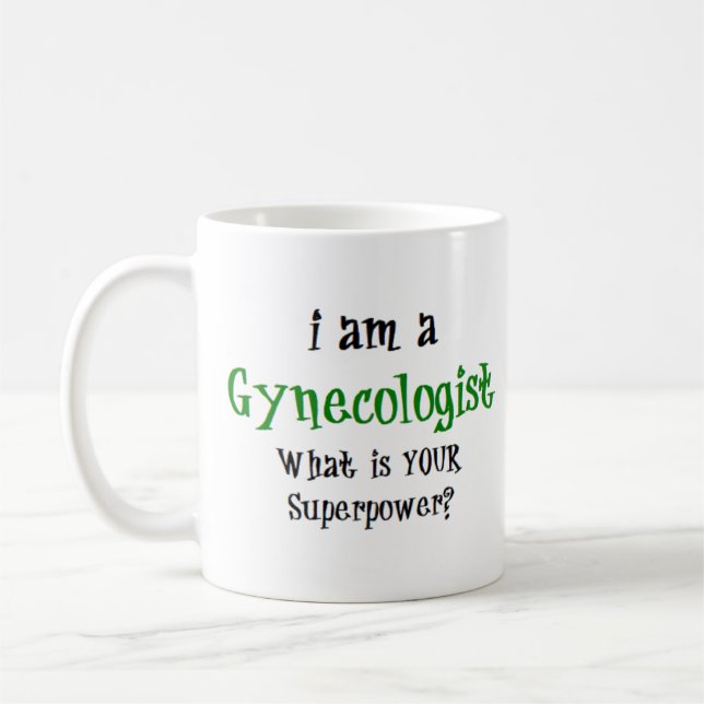 gynekologer kaffe mugg (Vänster)