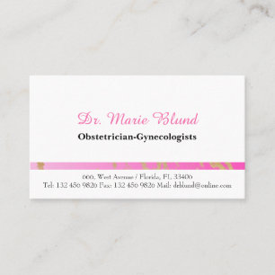 Gynekologer Obstetrician OBGYN kliniskt sjukhus Visitkort