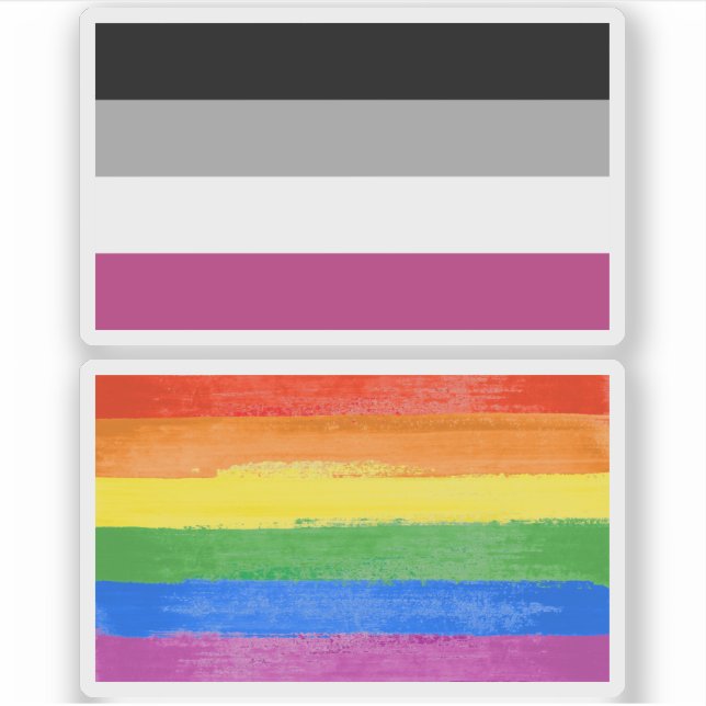 Gynephilia Pride Flagga Klistermärken (Framsida)