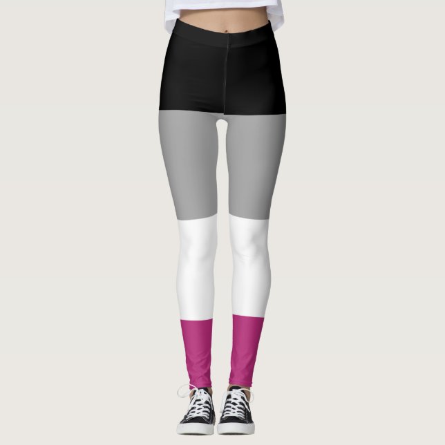 Gynephilia Pride Flagga Leggings (Framsida)