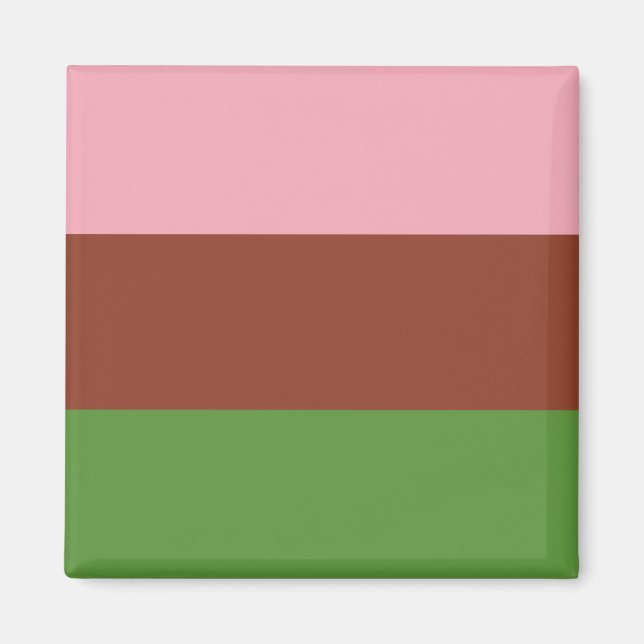 Gynesexual Pride Flagga Magnet (Framsidan)