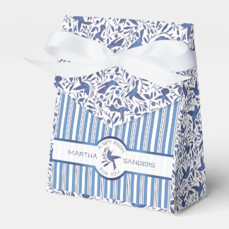 Gynna Delft Blue Birds & Rand Presentaskar