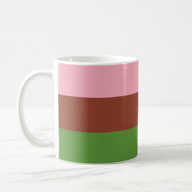 Gynosexuell stolthetsflagga kaffemugg (Vänster)