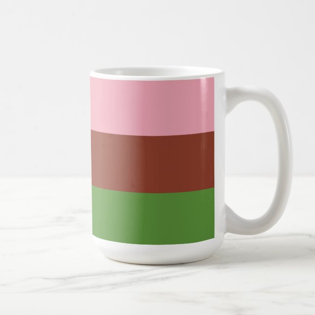 Gynosexuell stolthetsflagga kaffemugg (Höger)