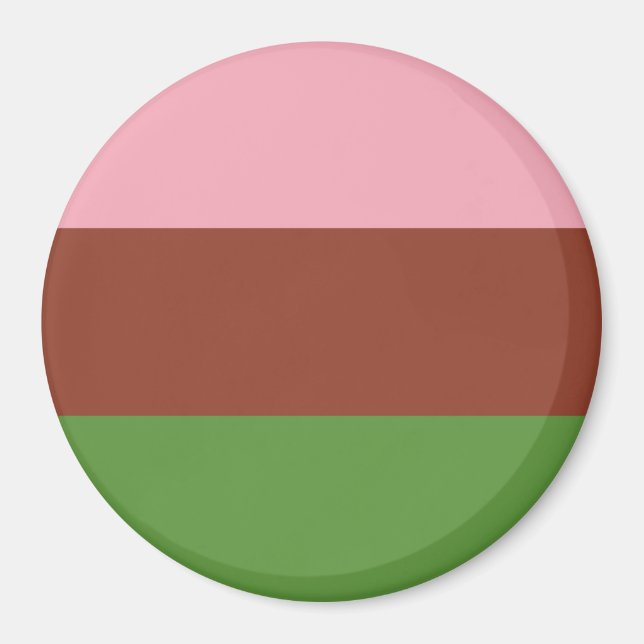 Gynosexuell stolthetsflagga magnet (Framsidan)