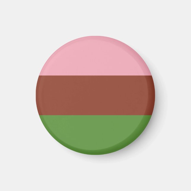 Gynosexuell stolthetsflagga magnet (Framsidan)