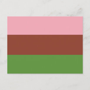 Gynosexuell stolthetsflagga vykort