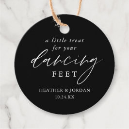 Gynporna för avfettning av svart Bröllop i kalligr Gåvor Etiketter