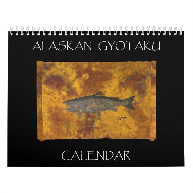 Gyotaku - Medium Calendar Kalender (Omslag)