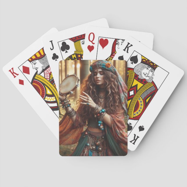 Gypsi dam casinokort (Baksidan)