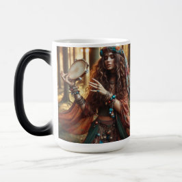 Gypsi dam magisk mugg