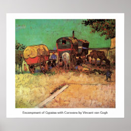 Gypsiernas camping i Caravans Poster