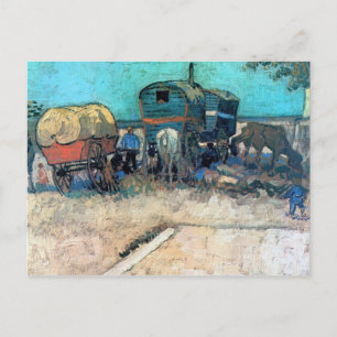 Gypsiläger med hästtransport - Vincent van Gogh Vykort