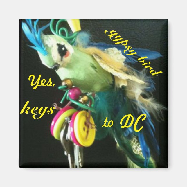 Gypsy Bird Magnet (Framsidan)