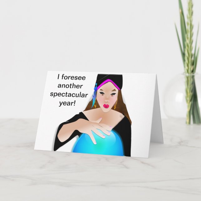 Gypsy Birthday Kort (Framsida)