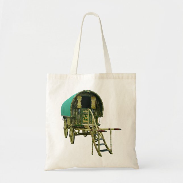 Gypsy bowtop caravan tygkasse (Framsidan)