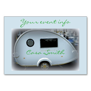 Gypsy caravan, liten droppsläpvagn bordsnummer