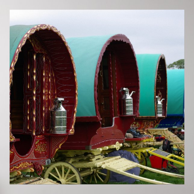 Gypsy caravan poster (Framsidan)