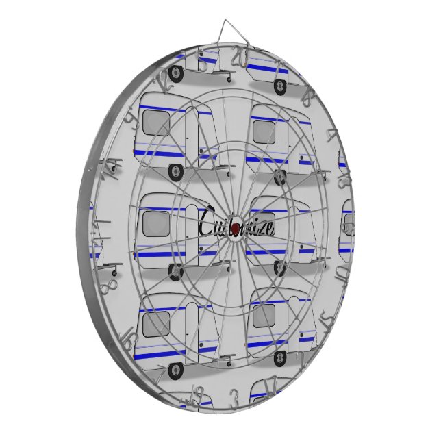 Gypsy caravan Thunder_Cove valfri färg Darttavla (Vänstra Framsidan)