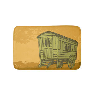 Gypsy caravan-vagn badrumsmatta