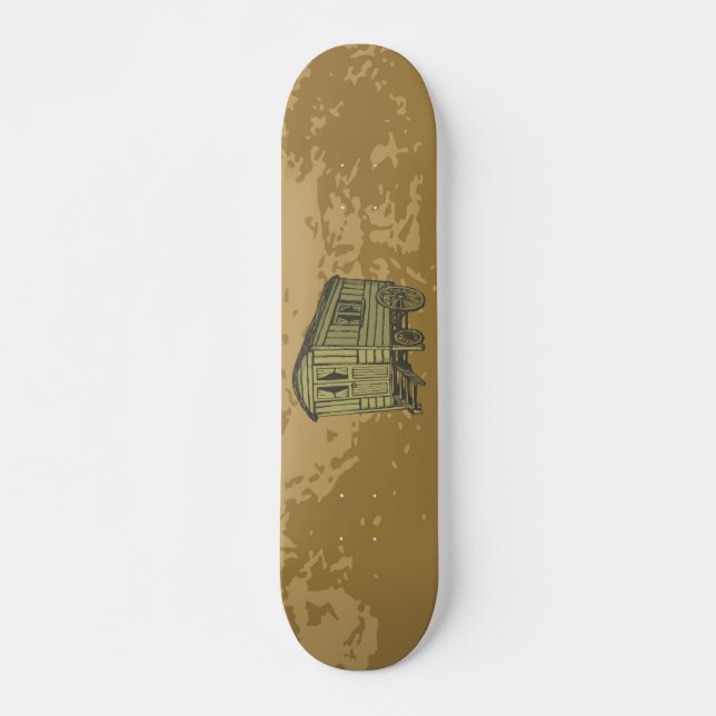 Gypsy caravan-vagn skateboard bräda 19,5 cm (Framsida)