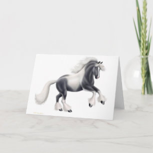 Gypsy Cob Vanner Greeting Card Kort