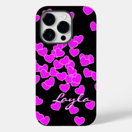 "Gypsy Girl" - Namn-mall, Flashy Rosa on Black