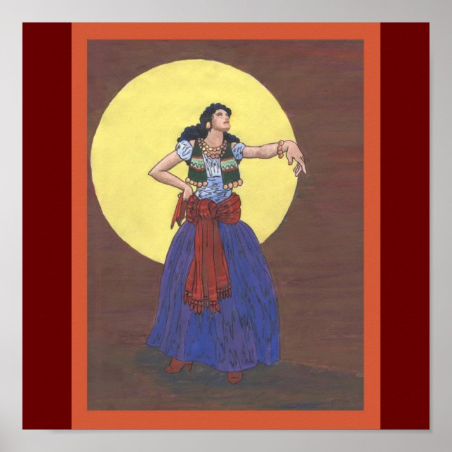 Gypsy Girl Poster (Framsidan)