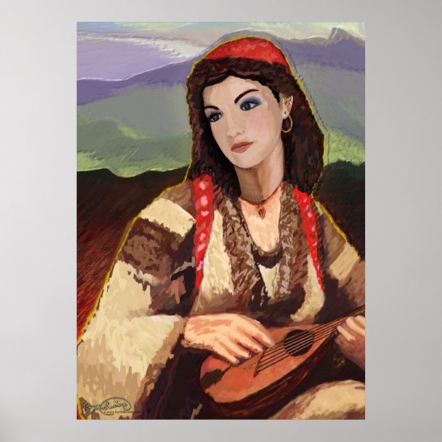 Gypsy Girl Poster (Framsidan)