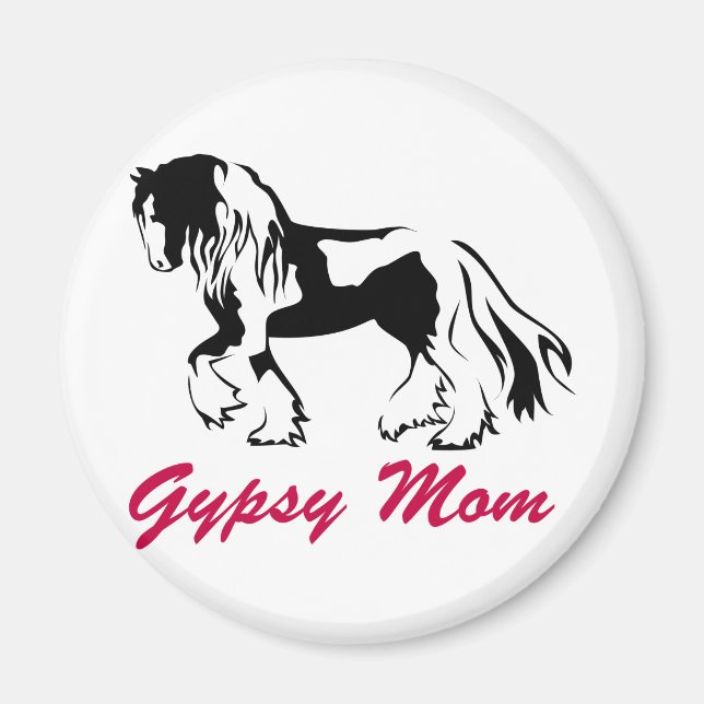 Gypsy Horse Mamma Magnet (Framsidan)