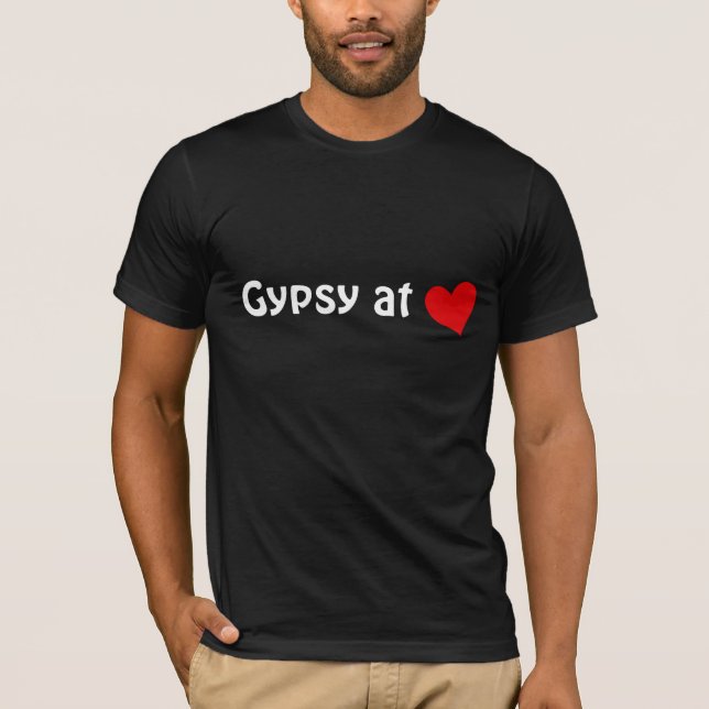 Gypsy i hjärtat t shirt (Framsida)
