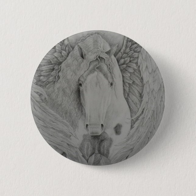 Gypsy Pegasus Button Knapp (Framsida)