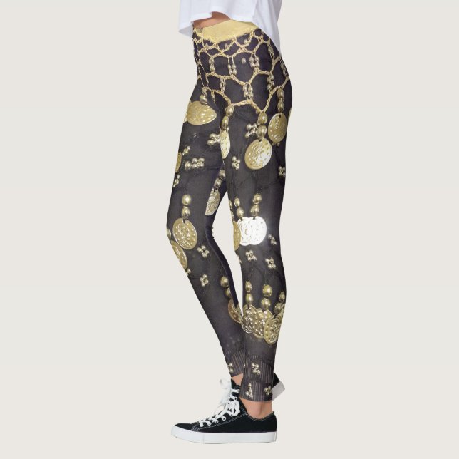 Gypsy Scarf Faux Mynt Leggings (Vänster)