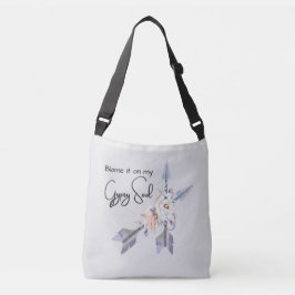 "Gypsy Soul" Crossbody Tote Bag Axelväska