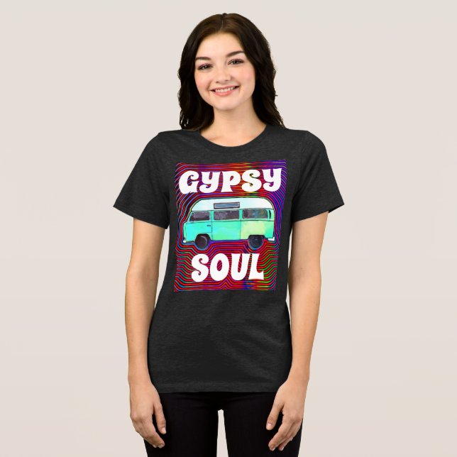 GYPSY SOUL HIPPIE VAN T-SHIRTS (Framsida Full)