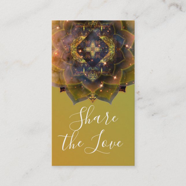 Gypsy Soul Mandala Rabattkort (Framsida)