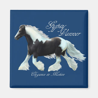 Gypsy Vanner, Elegance i rörelse Magnet