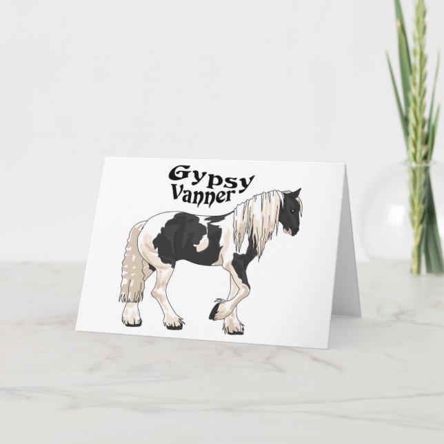 Gypsy Vanner Horse Kort (Framsida)