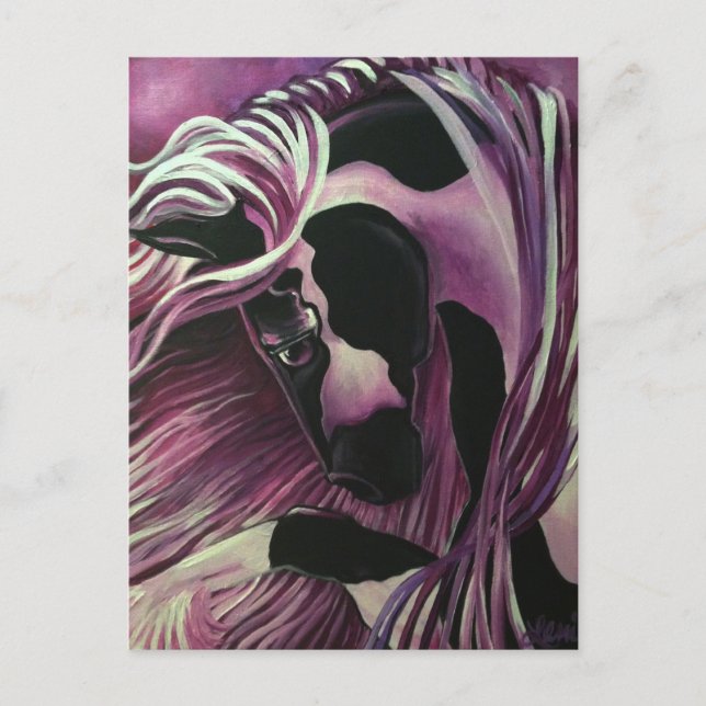 GYPSY VANNER HORSE VYKORT (Framsida)