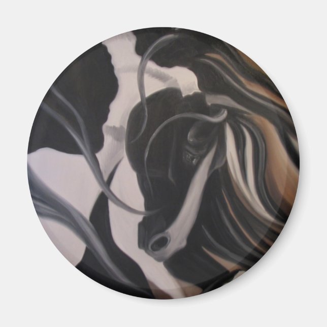 Gypsy Vanner I Magnet (Framsidan)