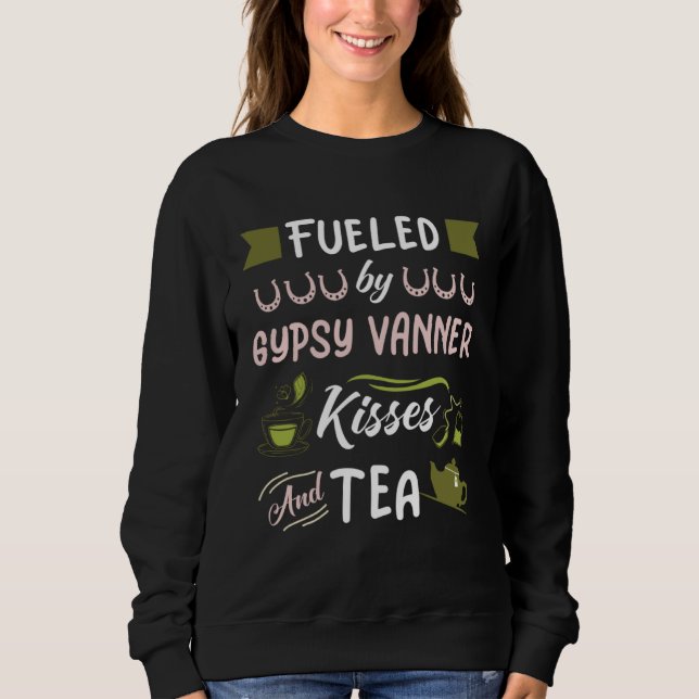Gypsy Vanner Mom Tea T Shirt (Framsida)