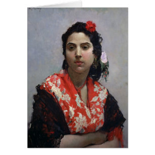 Gypsy Woman Hälsningskort