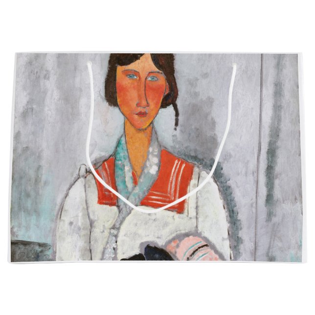 Gypsy Woman med Baby, Modigliani (Framsidan)