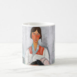 Gypsy Woman med Baby, Modigliani Kaffemugg