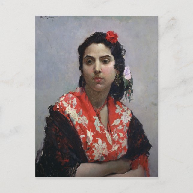 Gypsy Woman Vykort (Framsida)