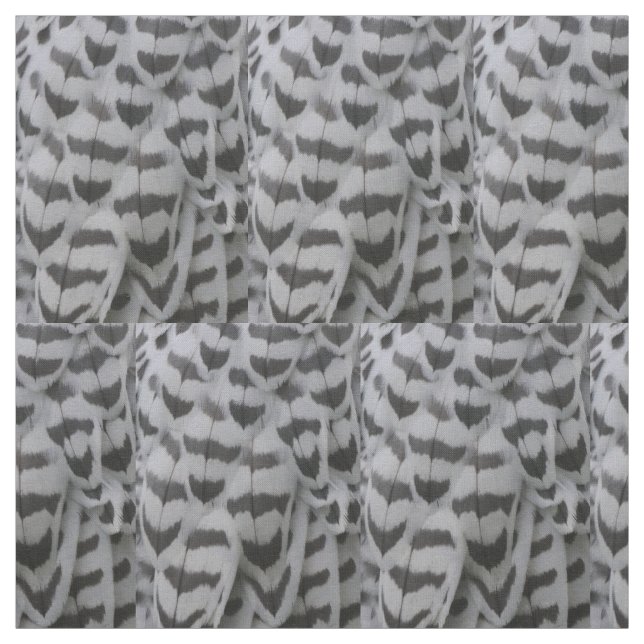 Gyrfalcon Feathers Fabric Tyg (Provkarta)
